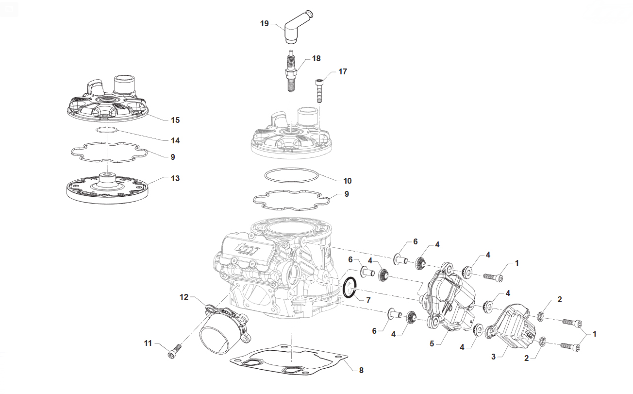 2T 125 ES MX 2026 - MOTOR - CILINDRO 01
